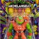Masters of the Universe Masters of Universe Origins Turtles of Grayskull Michelangelo Reptile Wars Posable Action Figure, Teenage Mutant Ninja & Motu Crossover Hero Mikey Toy