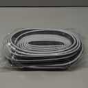 40 Feet Door Weather Stripping, Kerf Weather Stripping for Doors with Groove, Kerf Door Seal for Large Gap and Easy Installation(40, Black)