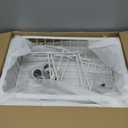 3-Tier Rolling Pantry Cart with Wheels, Stackable Wire Storage Floor Organizer for Kitchen Pantry Snack Shelves, Fruit Basket Stand, Vegetable Storage Rack for Food Snacks Onion Potato, White