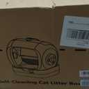 Mintakawa Automatic Cat Litter Box Self Cleaning - APP Control and Weight Monitoring - Ultra-Quiet, Suitable for Medium Cats and Kittens, Safe Anti-Pinch Litter Box (Assembly Required) - White
