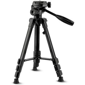 47inch Tripod with Bubble Level and Quick Release Plate,1/4"-20 Screw Mount - Compatible with Laser Level and Camera