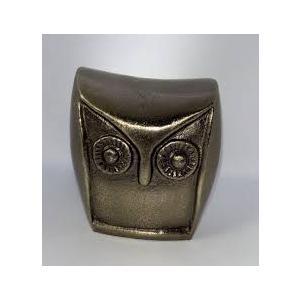 HD Designs Aluminum Owl Gold 3.6 Inches Home Decor Desk Table Shelf Figure