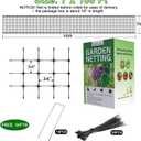 Feitore Deer Fence Netting, 7 x 100 Feet Anti Bird Deer Protection Net Reusable Protective Garden Netting for Plants Fruit Trees Vegetables Against Birds and Other Animals