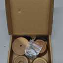 Wooden Cutting Board Feet - wooden chopping board feet with non-slip silicone feet for butcher block cutting board feet silicone Wooden Cutting Board Legs with Screw