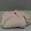 Arach&Cloz Women's Wool Blend Oversized Sweaters Crewneck Casual Outfits Fashion Spring Tops (Large, Apricot)