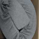 IFNOW Queen Size(60"x6"x10") Bed Wedge Pillow for Headboard, Mattress Gap Filler(0-8"), Bed Wedge for Gap Between Your Headboard and Mattress Dark Grey