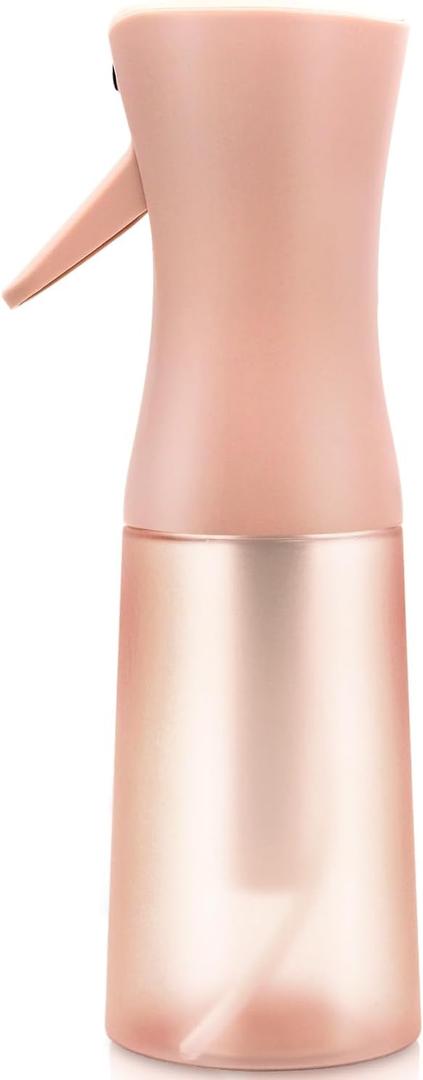 Hair Spray Bottle, Fine Mist Refillable Spray Container,Ultra-Fine Continuous Spray Bottle for Skincare, Plant Care, Pet Grooming, Cleaning (6.8 Ounces, Pink-1 Pc)