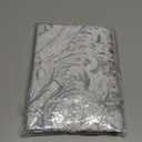 Masquerade Happy Birthday Backdrop Black Sliver Masquerade Party Photography Background Silver Mask White Rose Backdrop for Fiesta Mardi Gras Event Dance Photo Background (Black, 7x5feet)