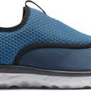 BASS OUTDOOR Men's Hex Action Hiking Shoes  Traction Sole Slip-ons (11.5, Majorica Bl)