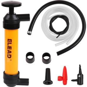 ELEAD Multi-Use Siphon Vacuum Oil Extractor Pump Fluid Extractor Siphon Transfer Pump for Gasoline Liquid Oil Air and Automotive