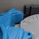 Step2 Up & Down Roller Coaster Kids Ride On Toy, Push Car, Indoor/Outdoor Playset, Made of Durable Plastic, Max Weight 50 lbs., for Toddlers 2-5 Years Old, Gray & Blue