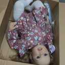 Angelbaby Soft Reborn Baby Dolls Realistic Reborn Toddler Girl 24 inches Lifelike Newborn Silicone Baby So Alive Doll Look Real Cute Beautiful Weighted Bebe Reborns Girl Life Size Detailed Kid Toys