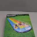 Sloosh Triple Water Slide with 3 BodyBoards, 22.5FT Lawn Water Splash Slip and Slide Summer Toy Splash Pad with Build in Advanced Sprinkler for Kids Adults Backyard Summer Water Fun