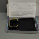 Couch Cup Holder Tray, Elimiko Silicone Anti-Spill and Anti-Slip Couch Drink Holder, Strong and Weighted Phone/Remote/Snacks Sofa Cup Holder (Black)