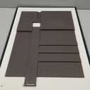 Large 3D Textured Framed Neutral Abstract Wall Art, 3 Piece Modern Artwork for Walls, Minimalist White Brown Geometric Wall Paintings for Living Room, Dining Room, Lounge, Bedroom Wall Decor 20x30 In