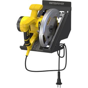 UNITEDPOWER Circular Saw Holder, Wall Mount Storage Rack Organizer for Workshop, Shed, Garage, Home, Fit Most of Circular Saw