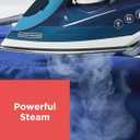 BLACK+DECKER Steam Iron for Clothes with Retractable Cord