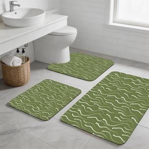 Blotixn 3PCS Absorbent Bath Mat, Quick Dry Non Slip Bath Rug, Sage Green, 


Size: 1'8" x 2'8" (Rectangular)