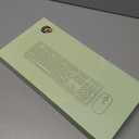 FOPETT Wireless Keyboard and Mouse Combo - 2.4G Full-Sized Cute Colorful Mouse and Keyboard with 104 Round Keys Retro Typewriter Keyboard for Laptop/Windows/PC - Blue Gradient