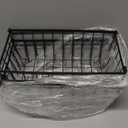 iSPECLE Deep Freezer Organizer Bins, 5 Pack Chest Freezer Baskets for 7 Cu.Ft, Stackable Wire Chest Freezer Organizer Bins for Small Food, Strong Metal with Handles for Meat and Veggies, Black