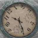 zyzamay 13 Inch Outdoor Clock with Thermometer and Hygrometer, Waterproof and Silent, Large Easy-to-Read Numbers, Ideal for Bedroom,Office,Living Room,Porch,Garden,Pool(Green)