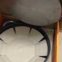 Le Creuset Enameled Cast Iron Signature Round Braiser with Glass Lid, 2.25 qt., White