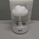 Cloud Rain Humidifier for bedroom with Soothing Rain Sounds - Bedroom Sleep Aid, Waterfall Night Light, Mushroom Design Air Moisturizer for bedroom and living room (White) (Regular)