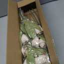 VIERENA 6 Pcs Faux Silk Peony Artificial Flowers for Vase -27", Bulk Fake Peonies Branches with Stems for DIY Bouquet Centerpieces Wedding Fillers Arrangements Shower Decorations (Beige)