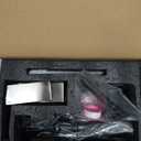 Hoimpro LED Waterfall Bathroom Faucet Brushed Nickel, Single Handle Bathroom Sink Faucet 1 Hole, 3 Colors Light Changing, with Pop-up Drain and cUPC Supply Lines, Stainless Steel