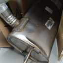 Walker Quiet-Flow 50065 Direct Fit Exhaust Muffler Assembly 2.5" Inlet (ID) 2.25" Outlet (OD) for Jeep Wrangler