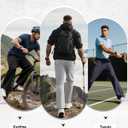 Neer 3 Pack Men's Lounge Pants Lightweight Open Bottom Baggy Sweatpants Casual Drawstring Joggers with 3 Pockets for Leisure (S)