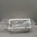 Wall Vent Cap for Microwave & Range Exhaust Vent Hood, 3-1/4" x 10" Exhaust Vent, White, for Kitchen Bathroom RV Exterior Duct Ventilation