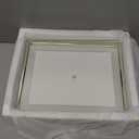 Silver 10x8" Floating Picture Frame(Horizontal) Set of 2 for picture (6x4'',7x5'',8x6'',9x7''),Adjustable Tabletop/Shelf Photo Frame,Classy Gift Choice for Wedding,Christmas,Birthady,Home or Office Decor.