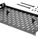 Tecmojo 1U Rack Shelf,19 inch Rack Shelf 10 inch Depth,Rack Mount Shelf with Anti-Slip Stops,Server Rack Shelf and Network Shelf for 19 in Equipments, 55lbs Capacity of Vented 1U Shelf,No Lip