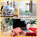 50 Set Employee Appreciation Gifts Bulk Inspirational Pickle Potato Pens and Keychains with Motivational Cards Positive Valentines Gift for Coworker Staff Office Party Favor