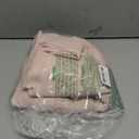 Lecloud Bessie Blush Pink Curtains 54 Inch Length 2 Panels Set, Light Filtering Faux Linen Textured Window Curtains, Rod Pocket Curtain Drapes for Bedroom Living Room, Each 30 W x 54 L