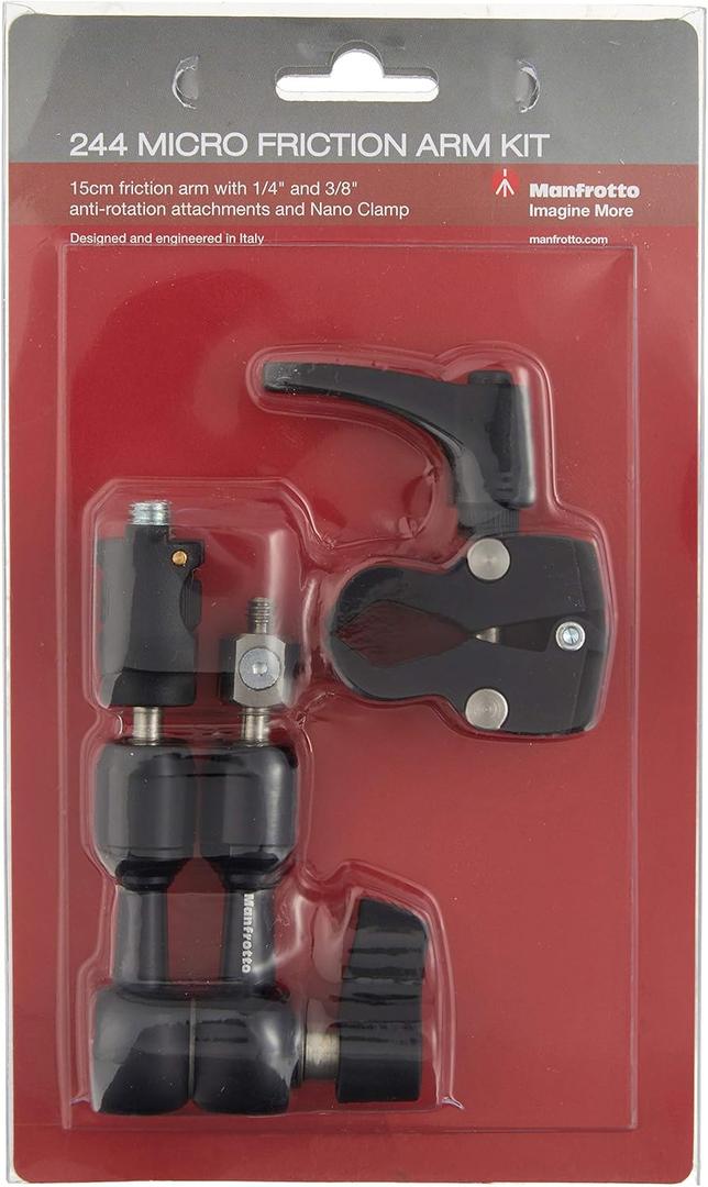 Manfrotto 244MICROKIT 244 Micro Friction Arm (Black)