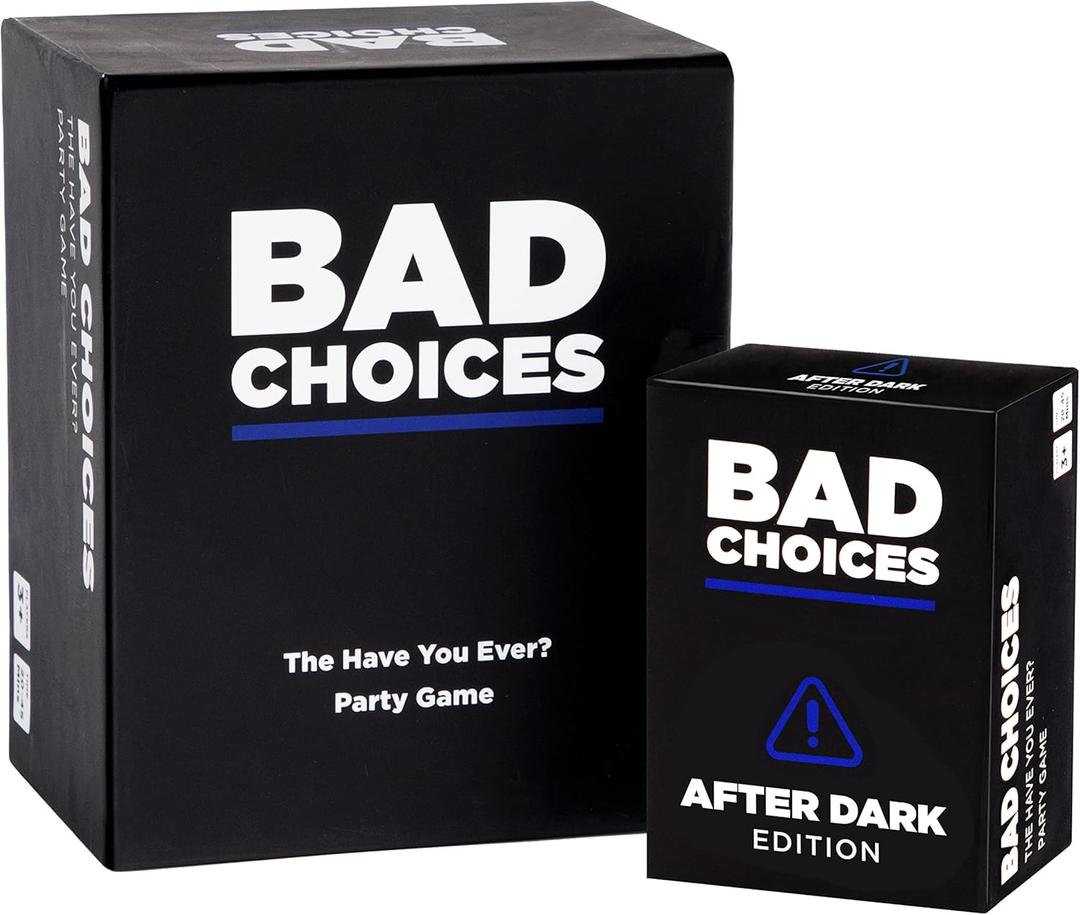 BAD CHOICES Party Game + After Dark Set  Hilarious Adult Card Game for Friends & Game Night | Funny Conversation & Icebreaker Board Game for Parties, Pregames, Social Gatherings & Fun Gift Ideas