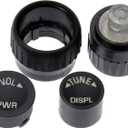 Dorman 76874 Radio Knob Assortment Compatible with Select Models, 4 Piece