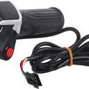 Throttle with Screen, Electric Speed Throttle Grips Electric Scooter Accelerator Handle Grips with LCD Battery Display,Electric Scooter Controller (36V)