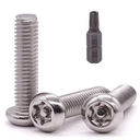 EASTLO M4-0.7 x 16mm Torx Button Head Machine Screws with 50mm T20 Bit, 304 Stainless Steel 18-8 Star Drive Bolts, Anti-Corrosive & Anti-Strip, 100 pcs