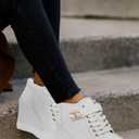 Juicy Couture Women's Platform Wedge Sneakers High-Top Shoes-Journey, Size: 7