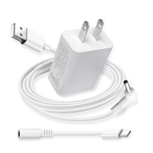 13.1 ft Power Adapter Charger for Ring Stick Up Cam Plug in, Ring Pan Tilt Stick Up Cam, Spotlight Cam/Cam Pro/Plus Plug-in Camera Charging Cable Cord Replacement