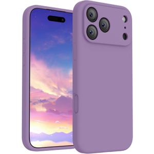 FireNova Magnetic for iPhone 17 Pro Case, Compatible with MagSafe, [Integrated Silicone Camera Control Button] [Camera Protection] Anti-Scratch Microfiber Lining Phone Case, 6.3", Light Purple