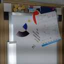 Magnetic Dry Erase Board for Doors, 24x18 Inch Whiteboard with Adjustable Long Arm Hook Mount - Easy to Install, Portable Hanging White Board for Home, Dorm Room, Office Cubicle & Small Spaces