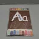 Bulletin Board Letters - ABC Alphabet Poster Classroom Decor Set Preschool English Poster Kindergarten/Primary School Classroom Wall Decor Daycare/Homeschool Supplies 10inx5.5in (Bohemia)