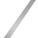 304 Brushed Stainless Steel Sheet Gap Filler, Metal Trim Strip for Wall Oven/Microwave Combo/Range/Cooktop, Self-Adhesive Gap Cover, 30 Inches Long, 2 Inches Wide, One Piece