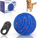 Smart Interactive Dog Toy Ball, Upgrade Automatic 3 Modes Moving Ball with Remote Control for Medium Large Dogs, Rechargeable Waterproof E-TPU Bounce & Rotating Dog Toy to Keep Busy (Dark Blue)