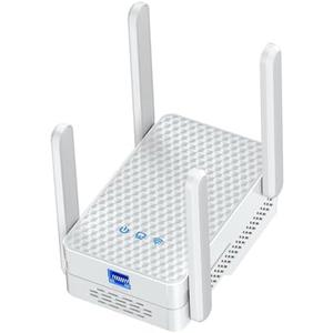 2025 WiFi 6 Extender Signal Booster, Longest Range up to 19980 sq.ft for Home, AX3000 Dual Band WiFi Repeater, Wireless Internet Extender with Gigabit Ethernet Port, 10X Faster Access Point, Onemesh