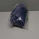 JIUZHEN Blackout Curtains with Tiebacks - Thermal Insulated, Light Blocking and Noise Reducing Grommet Curtain Drapes for Bedroom and Living Room, Set of 2 Panels, 42 x 63 Inch Length, Navy Blue